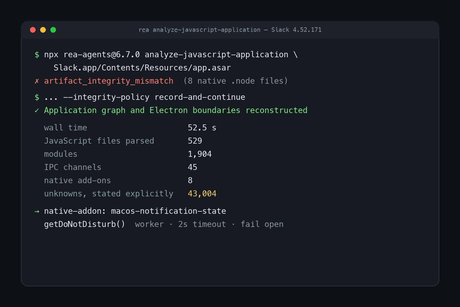 What is REA (Reverse Engineer Anything)? I ran it on Slack to find out