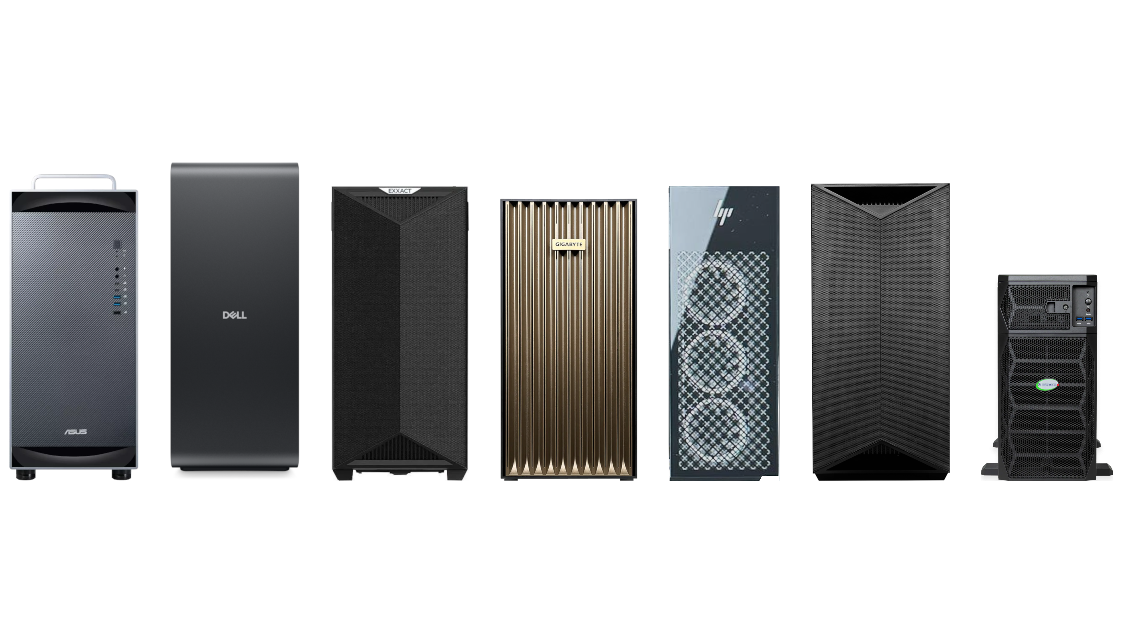 Reddit image comparing DGX Station GB300 OEM systems side by side at roughly actual size